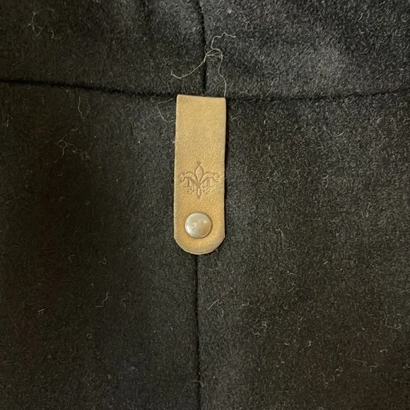 Mackage Steffy flat  black wool coat with toggle closures - Picture 12 of 14